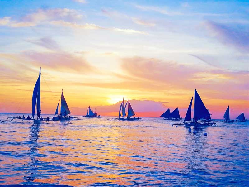 世界最美日落-菲律宾长滩岛旅游攻略_沙滩