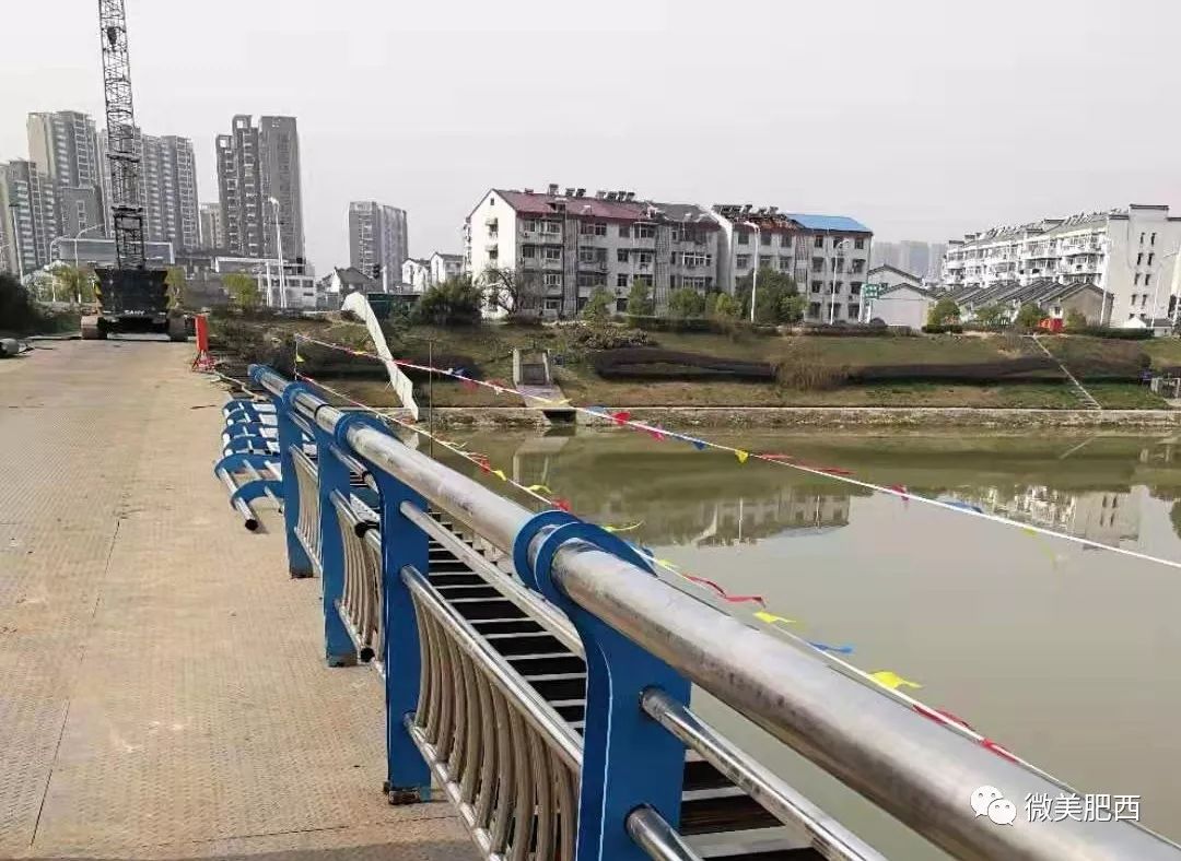 派河巢湖路桥重建将管制,江淮运河肥西段第一座钢便桥已顺利贯通!