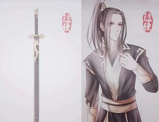 当魔道祖师里的武器拟人化:随便长得像魏婴,避尘剑比忘机还高冷