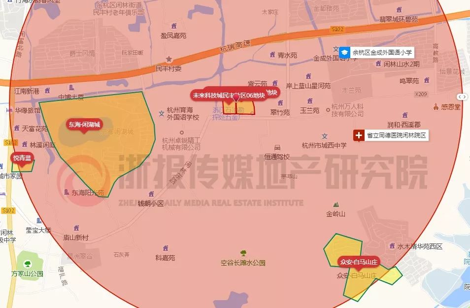 粤系闽系杭州拿地凶猛:闲林自持6 勾庄再刷板块纪录