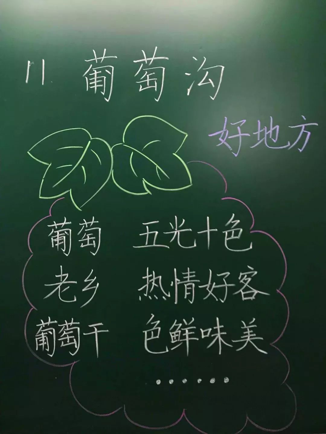 各科老师晒出漂亮粉笔字,学生们彻底被迷倒…_板书