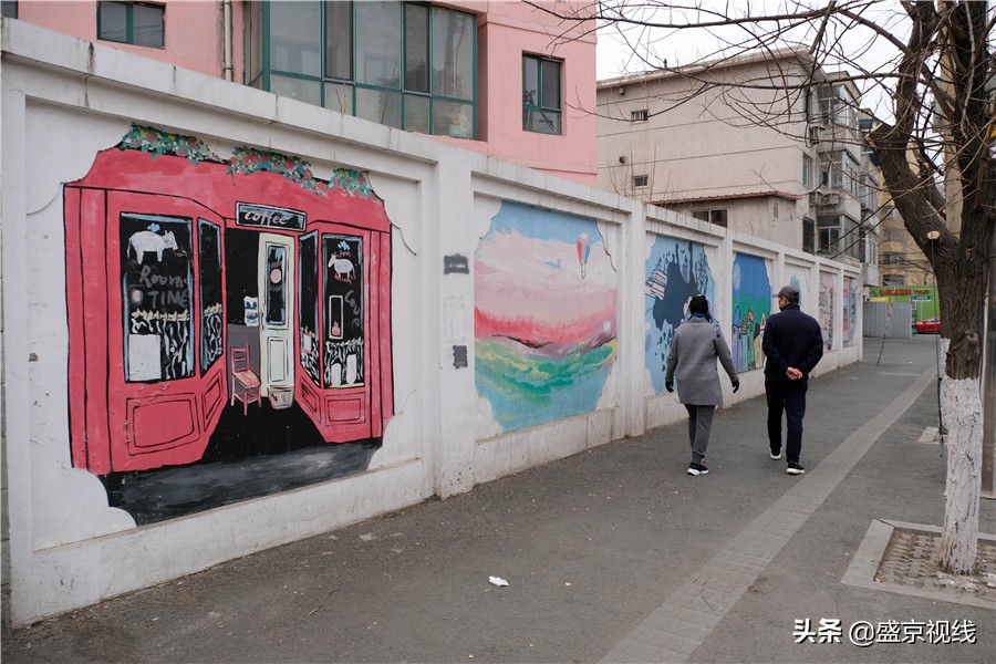 街头另一番风景-咖啡主题街区文化墙画