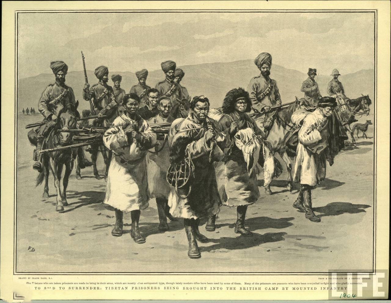 1904年英帝国入侵西藏江孜保卫战持续了一百天
