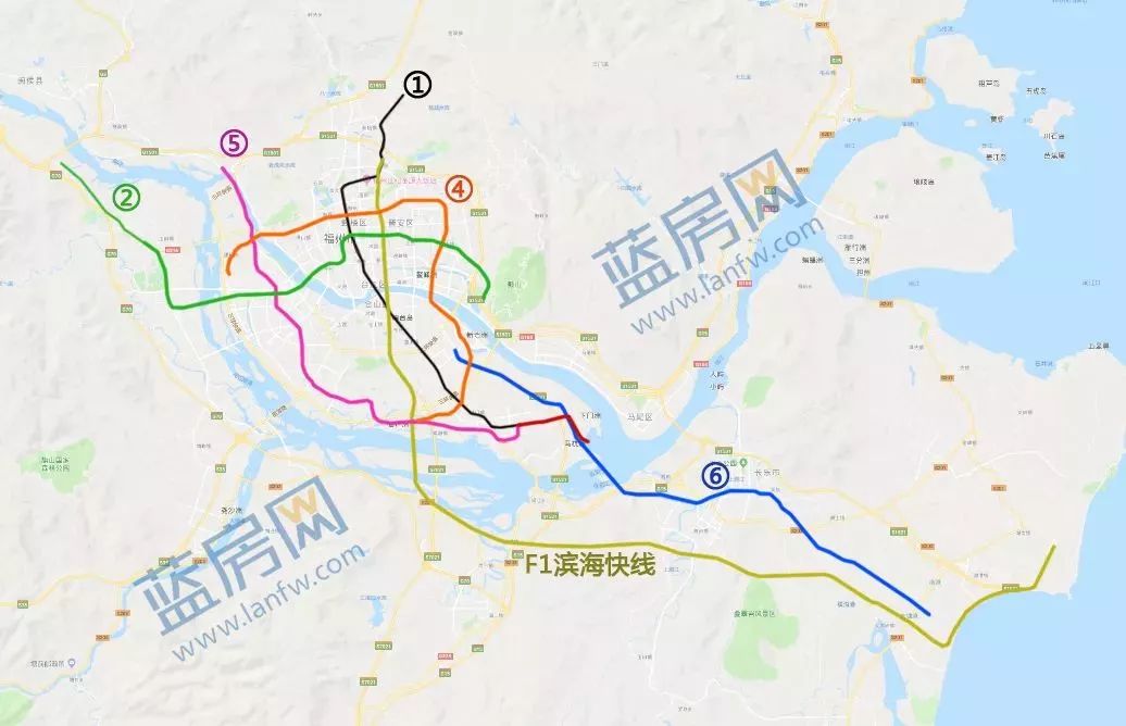 1号线二期,6号线项目工程获批,福州地铁"五线齐开"