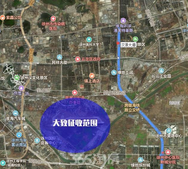 大郭庄机场周边地块终于要拆体量巨大未来将建成徐州外滩