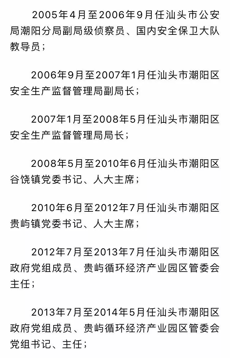 张楚丰原招商局副局长严重违纪违法被开除党籍与公职