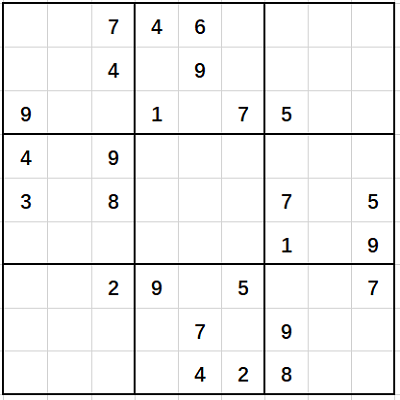 初级数独题目入门级