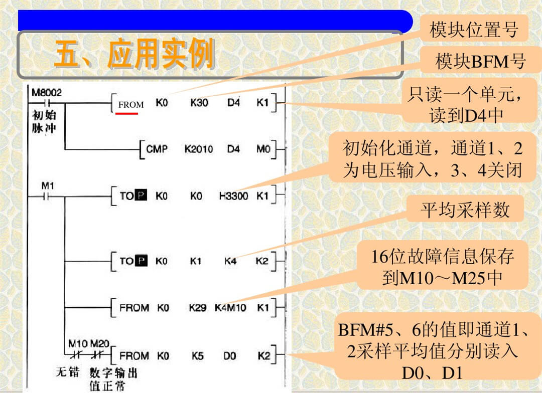 三菱plc模拟量模块培训plc的ad模块和da模块应用