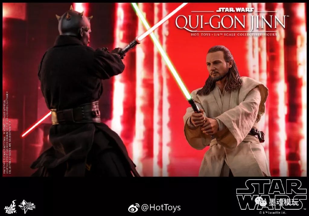 hot toys 星球大战前传一:幽灵的威胁欧比旺师傅 — 魁刚金