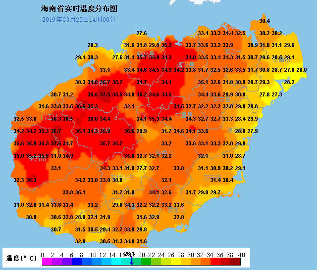 6度 对于海南多地来说 其他方面海南不敢比 但是温度这件事 海南可是