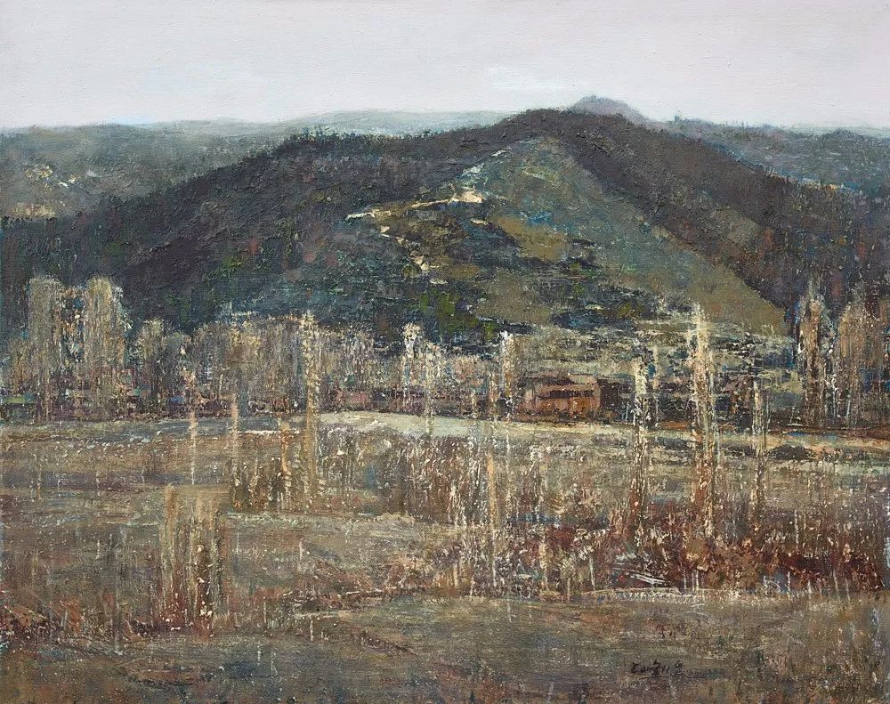 魏占峰 / 风景之二 / 80cm×95cm / 2011年孟滨 / 水边风景 / 60cm