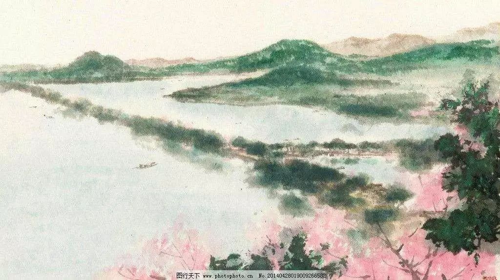 古人游湖描写