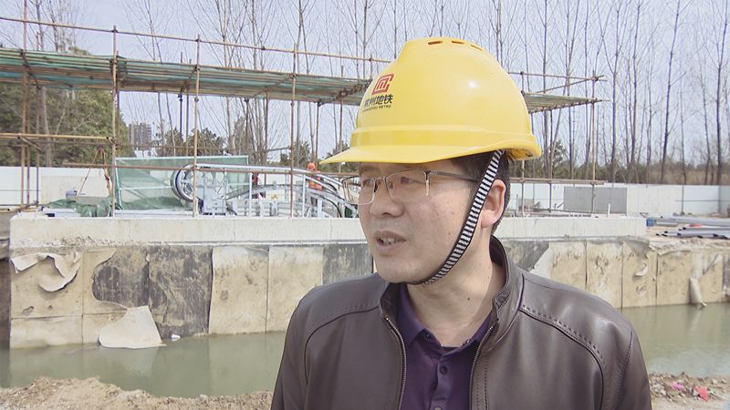 市轨道公司建设分公司工程一处副处长杨永臣介绍说"目前,武进科教城