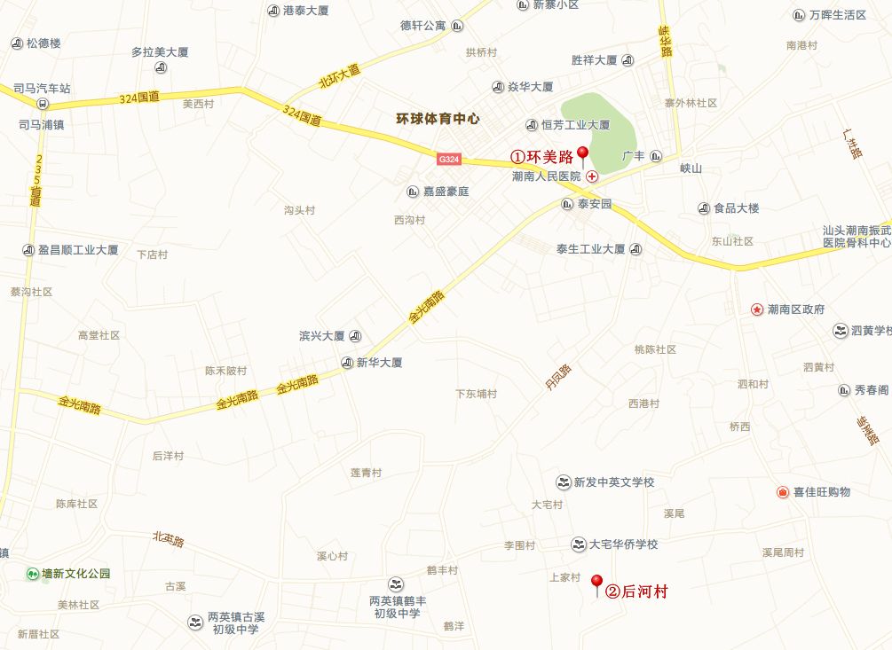 (百度地图 搜索"潮南人民医院") 培训地址2:潮南峡山街道峡新公路(后