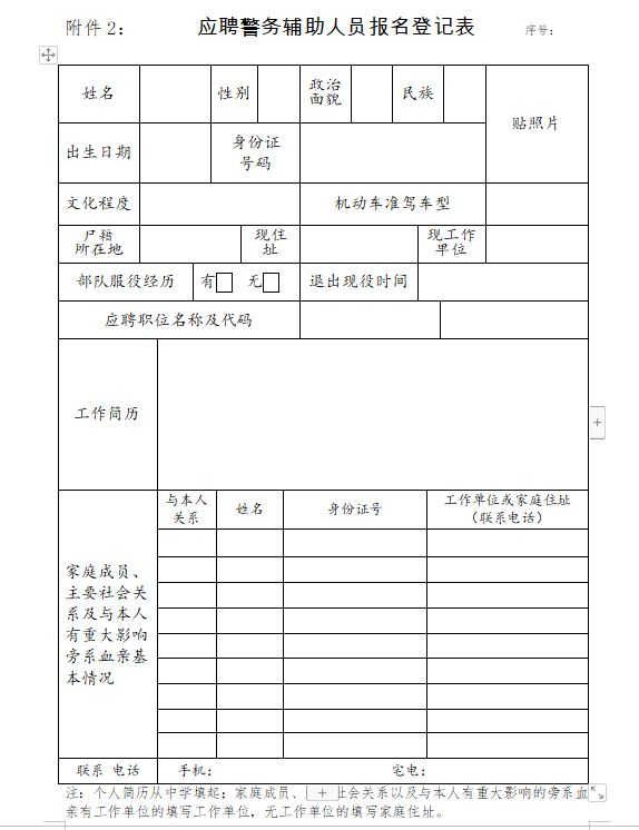 派出所人口登记表_常住人口登记表(2)