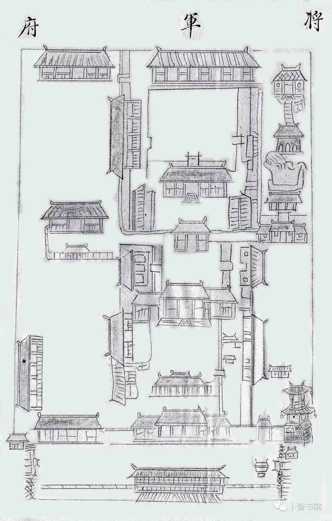 黑龙江将军府格局图样