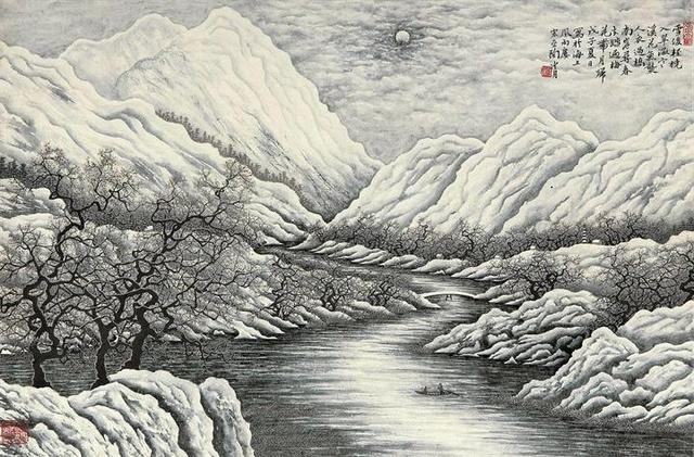 现代著名画家陶冷月:用画笔讲述"风花雪月"的故事!