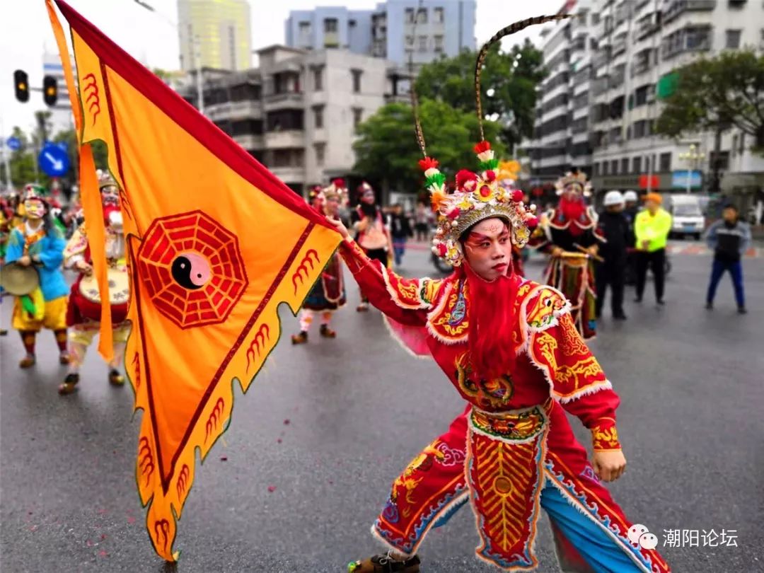 今天,潮阳人"大闹"濠江双忠圣王巡游!_达濠