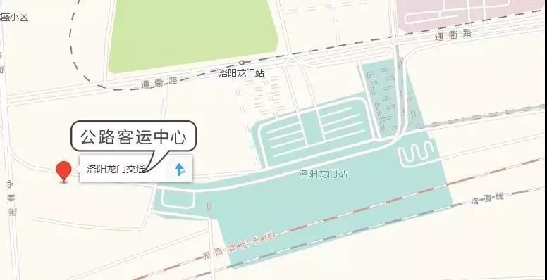 位于洛龙区通衢路与永泰街交叉口, 东临郑西高铁洛阳龙门站