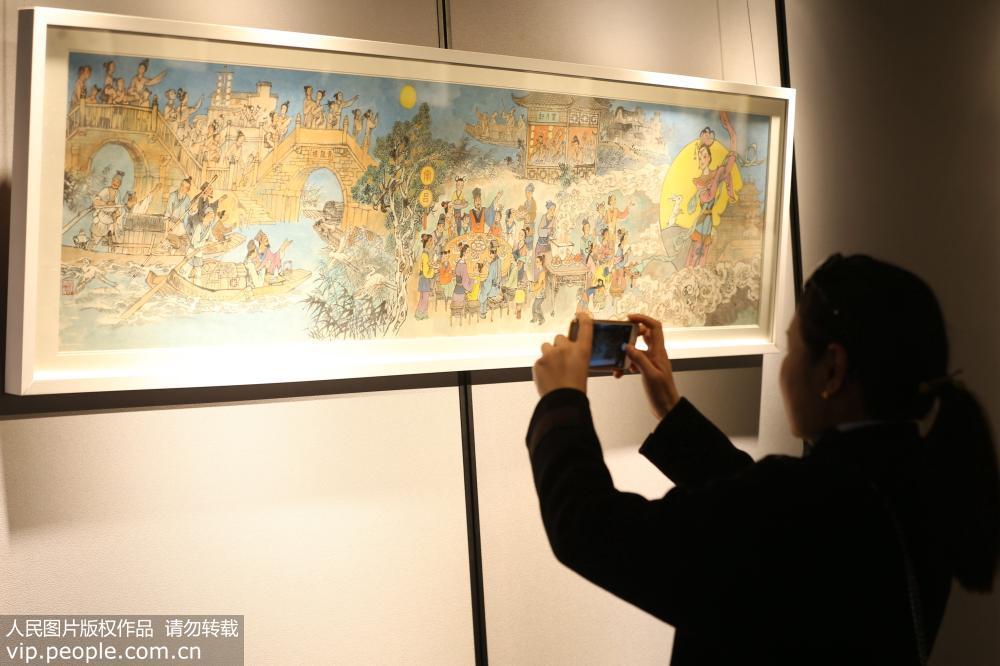 上海：“画说中医历史”连环画展 展现中医药历史发展