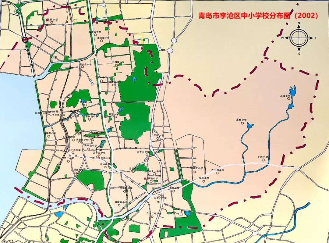 光明日报青岛李沧区五张地图里的百年教育变迁