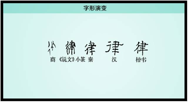 汉字解读 每日一字 律 不能自律 何以律人 书画5000年 书法国画艺术