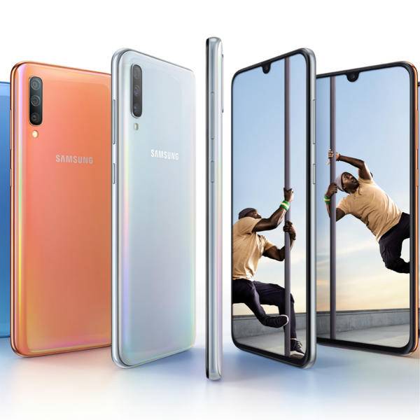 三星推出 Galaxy A70：配備屏下指紋、4500mAh 電池、25W 快充 科技 第1張