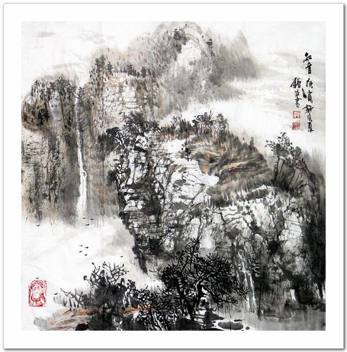 太行情愫 -- 中国画家施贞泉水墨山水画作品赏析