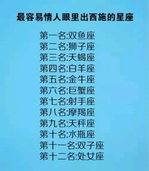 最容易情人眼里出西施的星座,拥有爱情就拥有全世界的星座