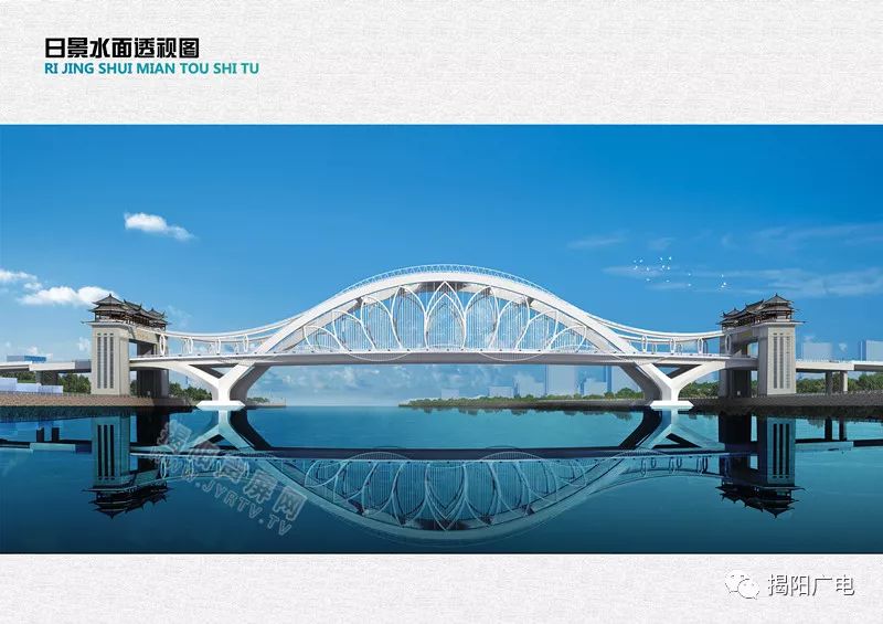 进贤门大桥是连接揭东区与空港区的一座重要景观大桥,全长约1528米