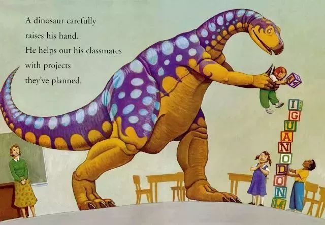 学英文 l how do dinosaurs go to school ? - 恐龙们