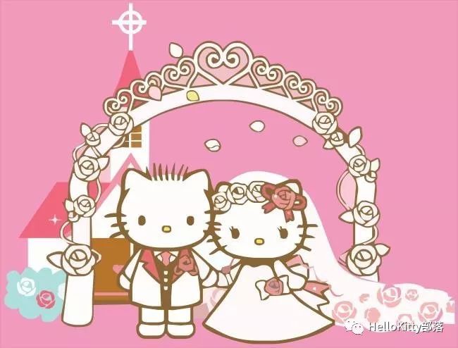 Kitty粉的最爱！超梦幻hello Kitty主题婚礼！婚纱 