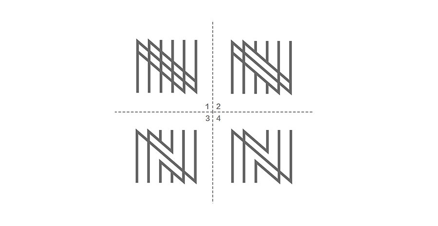 klogo巧用元素重复快速设计企业logo