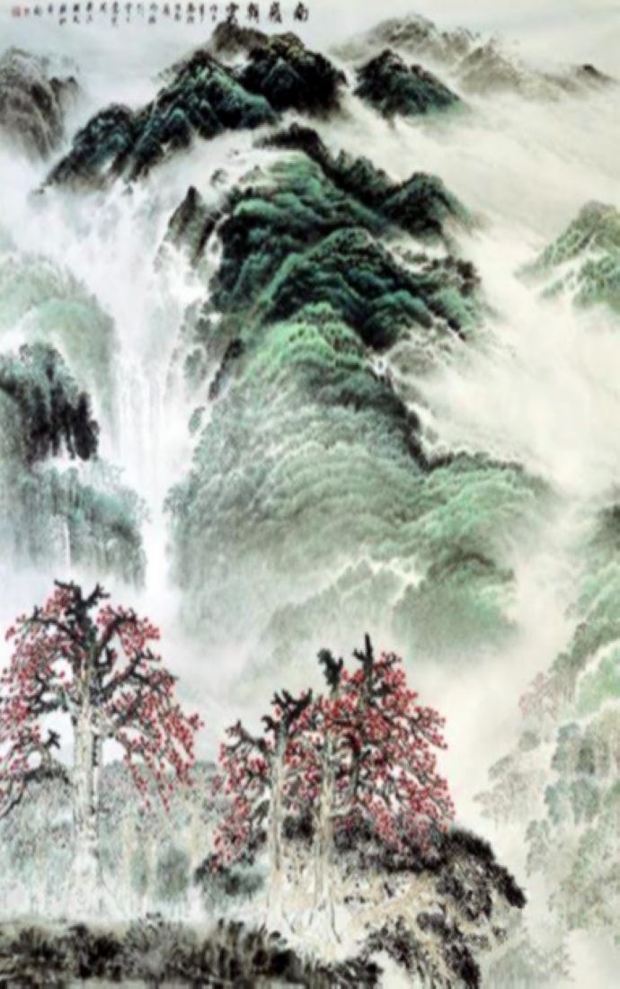 许钦松画家《视觉审美领域的大山》
