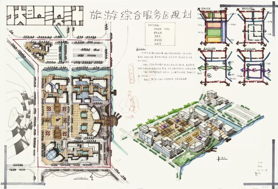 【快题方案解析】第2期—规划篇01—居住区规划设计 【快题方案解析