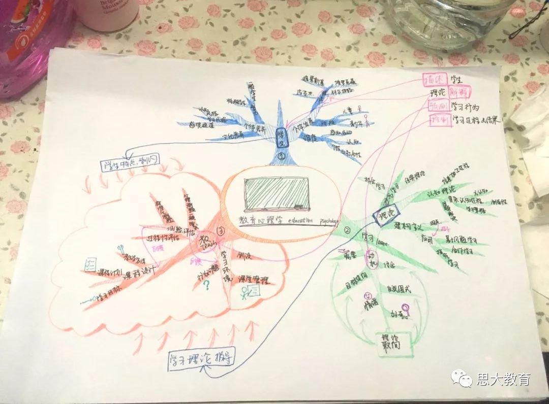 后来去图书馆,看到书架上的一本书 《思维导图》,才终于搞明白学霸们