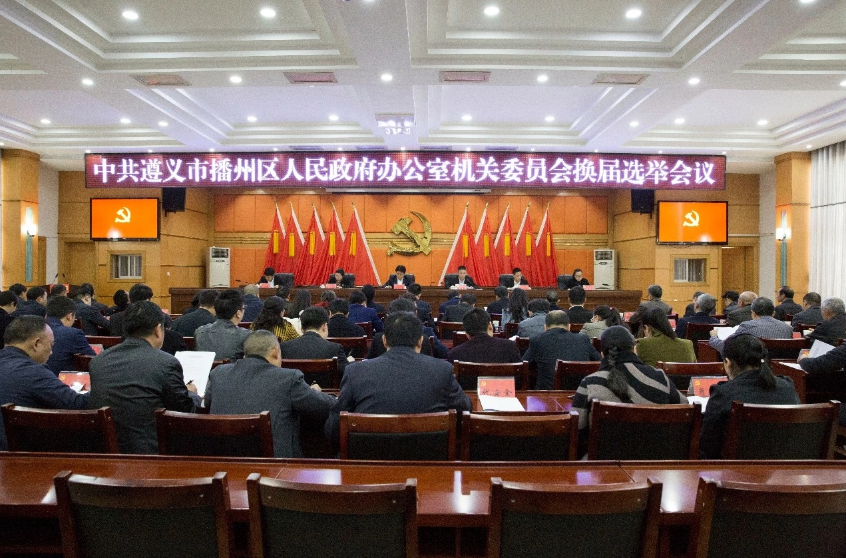 播州区政府领导以普通党员身份参加区政府办机关政务服务党支部党员