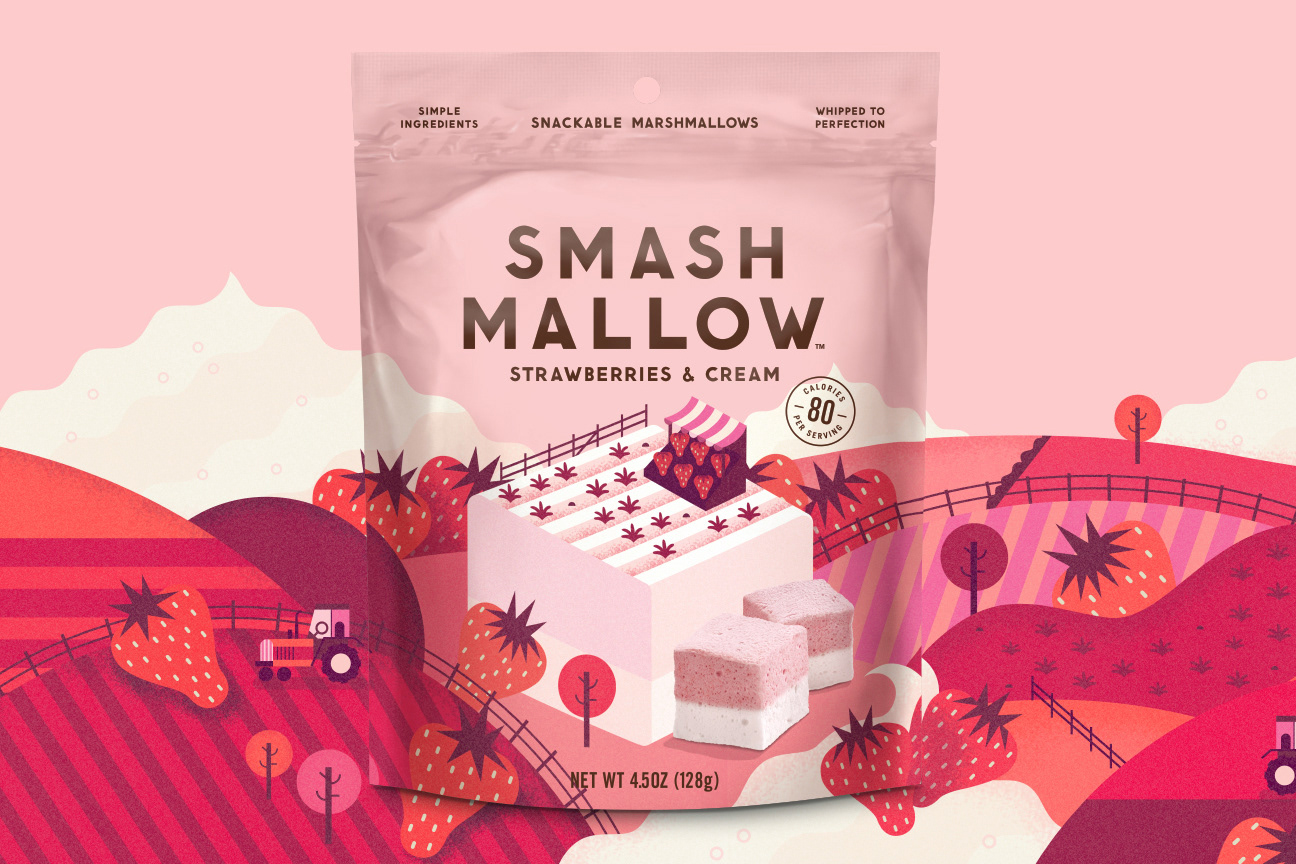 smashmallow棉花糖包装设计