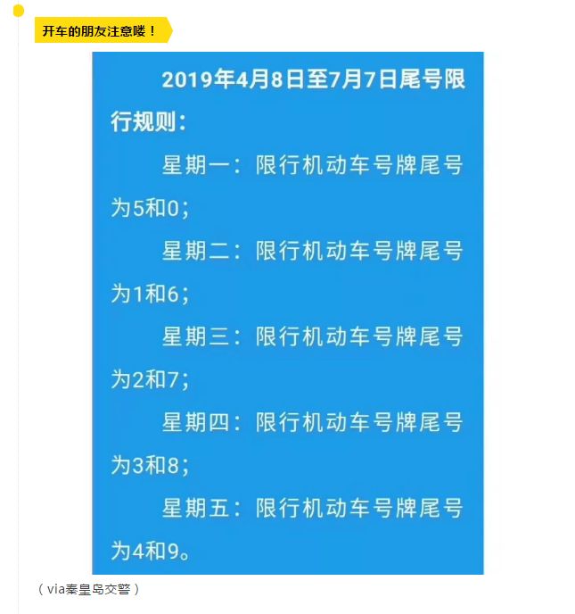 "限行"又要改了?邯郸人速看!