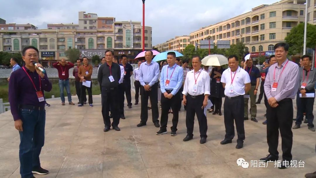 县人大常委会副主任关浩芬,叶永周,谢汝林,申建源,王治庞以及相关