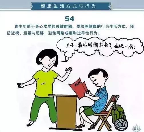 【健康教育】敲重点!中国公民健康素养66条漫画版来啦