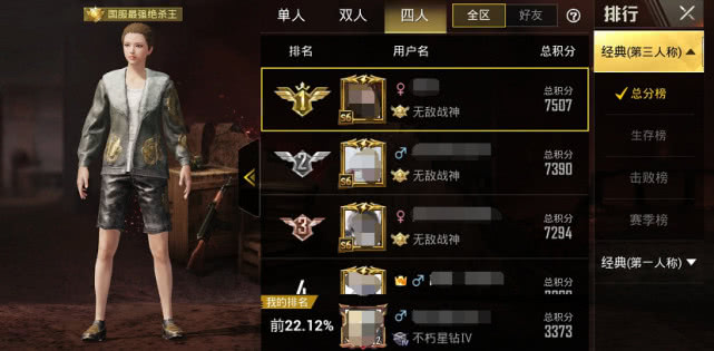 刺激战场:苟上去的也敢自称无敌战神?赛季初敢1v4才算战神!