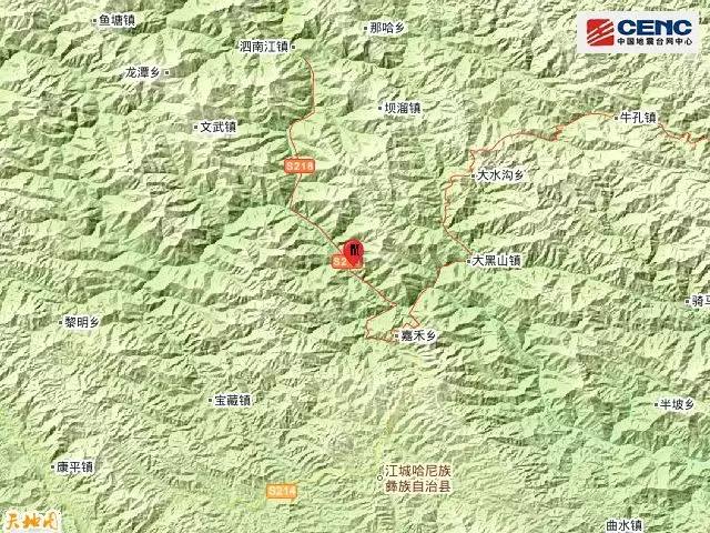 云南红河州绿春县发生3.0级地震