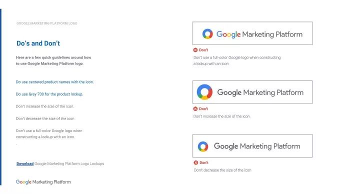 Google行銷平台googlemarketingplatform品牌VI手冊 科技 第9張