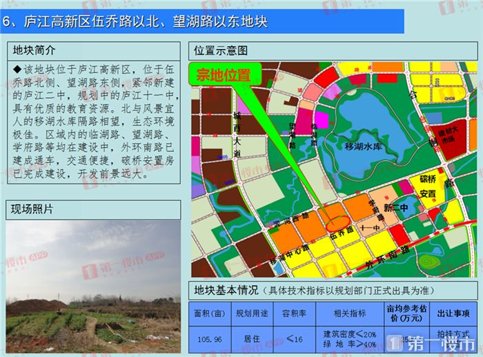 07,庐江地块7:鼎新大道与湖岗路交口东南角,总面积140.5亩.