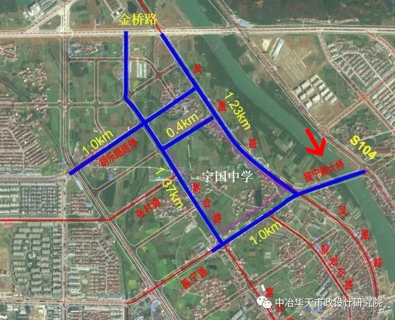 宁国市城北新城综合开发ppp项目地理位置图