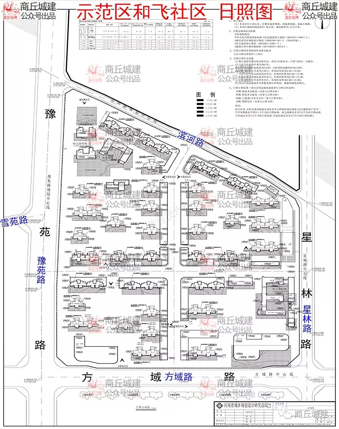 商丘市示范区和飞社区棚户区改造安置房规划图