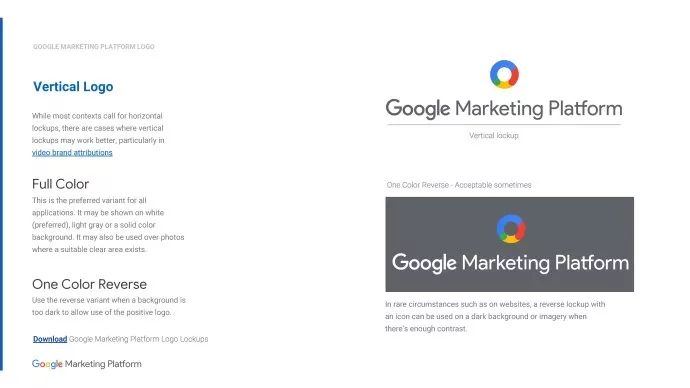 Google行銷平台googlemarketingplatform品牌VI手冊 科技 第10張