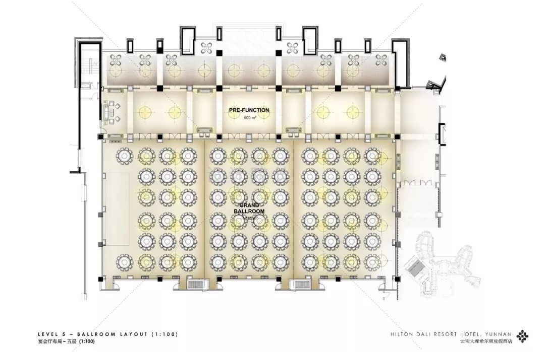 宴会厅布局-五层