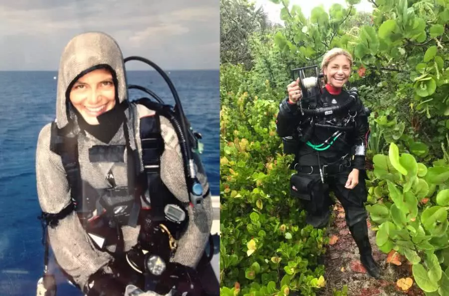 意大利美女潜水员与鲨鱼共游25年,却从未被咬过一口